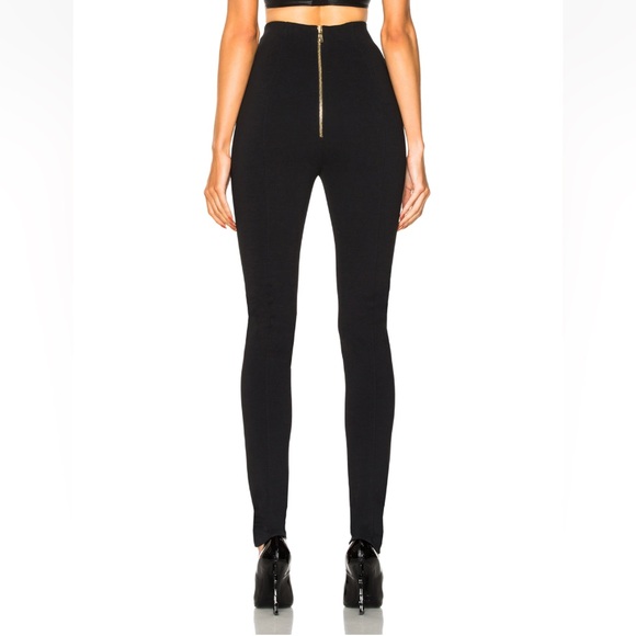 Balmain High Waisted Pants Black Size FR 36 / US 4 NWT - Picture 4 of 4